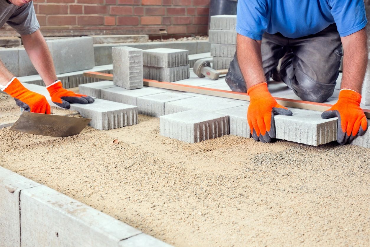 concrete bricks leveling
